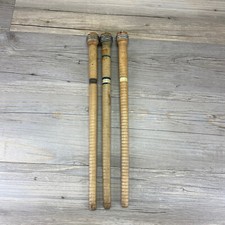 Vintage 15” Weaving Bobbins-Lot Of 3 picture
