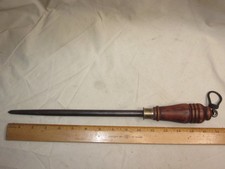 vintage  H.S. B & CO. sharpening rod cutlery knife sharpener OVB honing stick picture