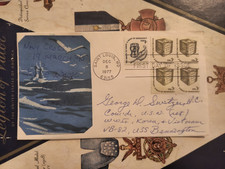 WWII TBM Avenger Pilot GEORGE D. SWITZER VB-82 Yamato Mission/Kure Naval Base picture