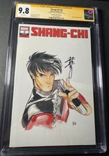 Shang Chi #3 CGC 9.8 Signed By Peach MoMoKo Variant Cover Marvel Comics 2021 picture