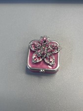 Papyrus Pink Jeweled Flower Trinket Box picture