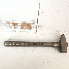Vintage See's Candies Toffee Hammer Cast Metal picture