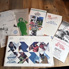 Vintage Colorado Ski Brochure Lot 1970s 1980s Copper Mountain Geneva Basin Coors picture
