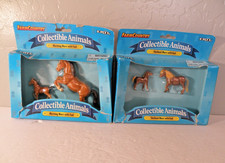 ERTL HORSE Shetland Mustang Mare With Foal 1996 Collectible Horse figurines picture