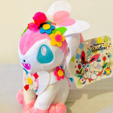 Pokémon Flower Easter Plush Doll Stuff Animal Easter Holiday Eevee Sylveon 6in picture