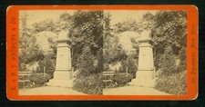 a732, E & H T Anthony Stereoview, #7229, Statue of Schiller, NY, 1880s picture