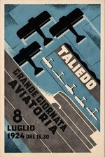 🛩️ Vintage 1924 Aviator Show Poster - 24x36” - Premium Matte Paper 200gsm picture