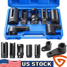 7PC Oxygen Lambda Sensor Socket Removal Set Tool Kit Engine 22MM/27MM/29MM 15-20 picture
