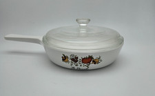 Vintage CorningWare Spice of Life Skillet P 83 B Le Persil with lid picture