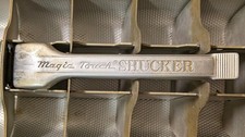 Vintage Presto Magic Touch Aluminum Ice Cube Tray Metal Shucker 11x4 Barware picture