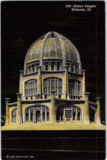 Vintage Postcard 1950 Baha'i House of Worship, Wilmette, Illinois picture