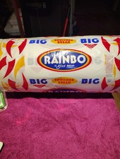 Vintage Rainbo Bread Wax Paper Roll NOS 1950s Bakery Advertising Display 22+ LBS picture
