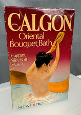 Vintage CALGON Oriental Bouquet Bath Take Me Away 15oz   New, Sealed picture