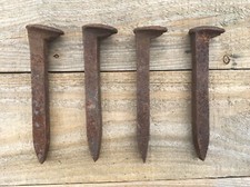 Steel Railroad Spikes Set of 4 picture