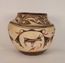 Historic Zuni Pottery Jar 