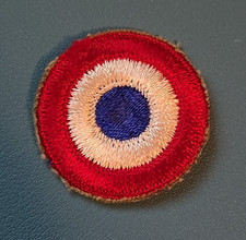 US Army Air Service Cockade Hat Patch-Cut Edge-Snow Back-vintage WWl- NO GLOW* picture
