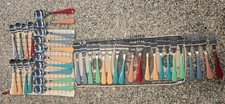 Vintage Fiesta Ware set Silverware/Flatware Stainless Assorted Colors 38 peices picture