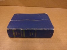 Vintage Hebrew Pocket Siddur Prayer Book Blue Hardcover 4.5