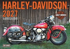 🔥 2027 Harley-Davidson Motorcycle 🔥 Wall Calendar 16Month Calendar Sept 2026 picture