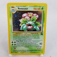 Pokemon TCG Venusaur Base Set 3 13 Black Star Promo Holo picture