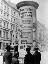 WW2 WWII German Third Reich Citizens Wall NewsPaper Propaganda Poster Print picture