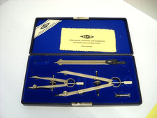 Alvin 795B Precision Drawing Drafting Instruments Set Germany in Case picture