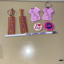 Sigma Lambda Gamma Sorority Gift Lot Great Deal picture