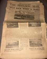 Sheldon Iowa Newspaper 1935 advertising Mail picture