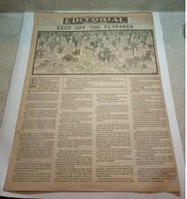 Huge Winsor McCay Editorial Illustration from 8/26/1928 Full Size 23 x 16 inches picture