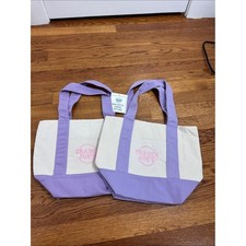 Two Trader Joe's Pastel Tote Bags picture