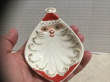 Holt Howard Starry Eyed Santa Nut Dish 1959 Rare Christmas Retro HTF picture