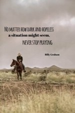 Spiritual  Billy Graham refrigerator magnet 3 1/2 X 4 1/2 
