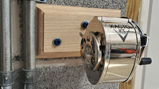Wall Mount Pencil Sharpener Vintage Look Boston Metal Desk School Crank Manual picture