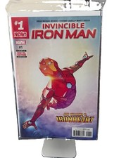 Invincible Iron Man #1 Riri Williams Ironheart NM Bagged and Boarded picture