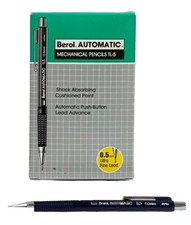 Berol Navy Blue TL-5 0.5mm Professional Mechanical Pencil 11 Pack Japan NOS VTG picture
