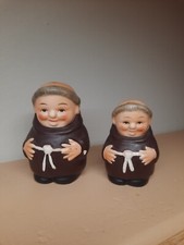 VTG Salt & Pepper Shakers-Goebel Monk Friar Tuck W Germany- Look👀 picture