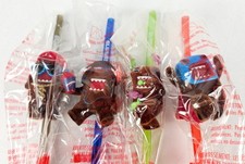 7-Eleven Domo-kun 2009 Slurpee Straws 7-11 Complete Set of 4 BRAND NEW in Bag picture