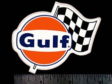 GULF Oil Company - Original Vintage 1960's 70's Racing Decal/Sticker picture