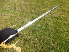 Vintage Hilborn Hamburger Sword US Navy With Scabbard Made In Germany picture