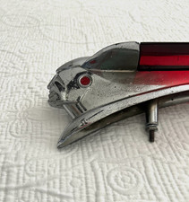 Vintage Red Lucite PONTIAC  Indian chief hood ornament picture