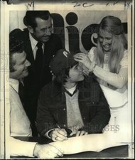 1979 Press Photo Alan Bannister of Philadelphia Phillies and wife Kathy picture