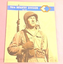 96th Infantry Division 1942-1944 WWII Illustrated Book, US Militaria (Original) picture