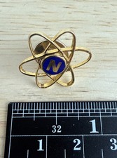 Vintage Hanford N Reactor Atomic Employee Service Work Lapel Pin Richland WA picture