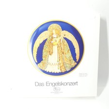 Das Engelskonzert Angel With A Lute Plate - Hutschenreuther Germany Hallett picture
