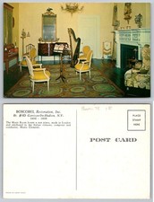 Boscobel Music Room Garrison-On-Hudson, NY Clementi Piano Harp Postcard picture