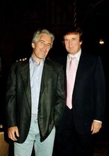 Republican President Donald Trump & Jeffrey Epstein Social Fridge Magnet 2x3 picture