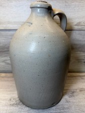 Antique Julius Norton Bennington VT Stoneware Jug c1850s One Gallon Salt Glazed picture