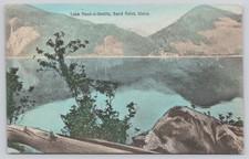 Sandpoint Idaho ID Lake Pend Oreille Scenic View Hand Colored 1909 Postcard E13 picture
