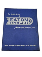 RARE Eaton 2 Speed Axles Sales Brochure Unique Overlays W/Internal Views Trucks picture
