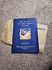 Minnesota Steel Co. Morgan Park Duluth Plant Souvenir Book W/original Envelope picture